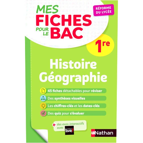 Fredéric Fouletier,Pascal Jézéquel,Laetitia Léon Benbassat,Servane Marzin,Evelyne Pons-Soumah,Johann Protais,Alain Rajot Mes Fiches pour le BAC 1re Histoire Géographie