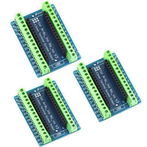 Naughtystarts 3pcs for Nano 3.0 Breakout Board Screw Terminal 3.5mm / 0.14