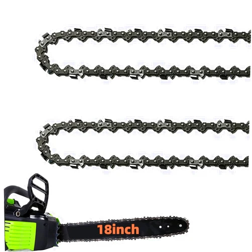 Fifchall 2 Pack 18 Inch Chainsaw Chain 62 Drive Links .050