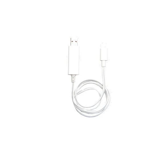 Joltz Power Banks LCW5BL Pulsating Light USB Charge and Sync Cable for iPhone 5, iPad, iPod touch, White Cable Blue Light