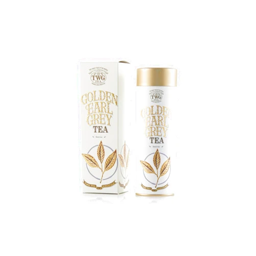 TWG Tea | Golden Earl Grey | Black Tea | Bergamot | Haute Couture Tin, 100g | Gift Set