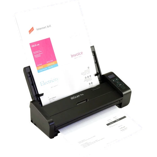 IRIScan Pro 5 Color Portable Duplex Document Scanner, Auto Document Feeder (ADF) 20Pages, Ultra Speed 20PPM, 1 Click scan to PDF, Full OCR 138 Languages, Scan to JPG/PDF/Word/Excel/Cloud