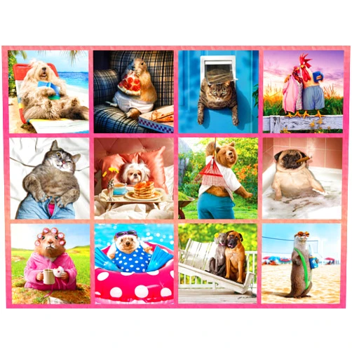 Ceaco - Hilarious Animals - 500 Piece Jigsaw Puzzle