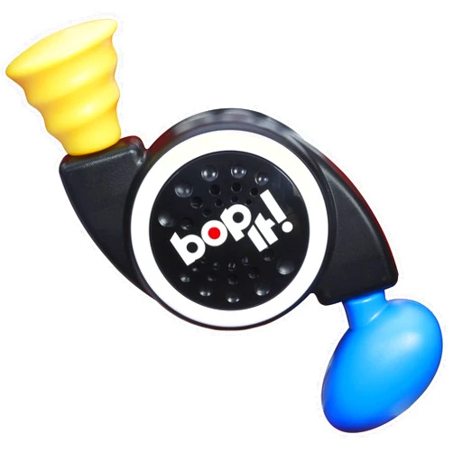 Hasbro Gaming Bop It! Micro Series Electronic Game for 1 or More Players, Classic Bop It! Gameplay in a Compact Size, Fun Party Game for Kids Ages 8+