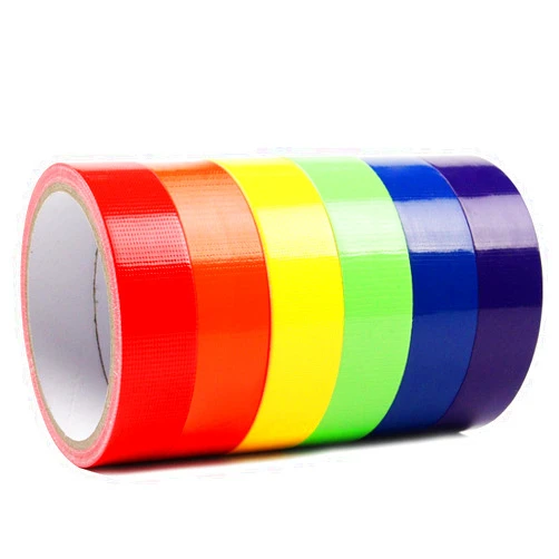 AMOGATO Colored Duct Tape - 1 Inch x 10 Yards per Rolls,Multi-Color Duct Tapes, Rainbow Colored Duct Tape Great for DIY Art Home School Office Assorted Colors