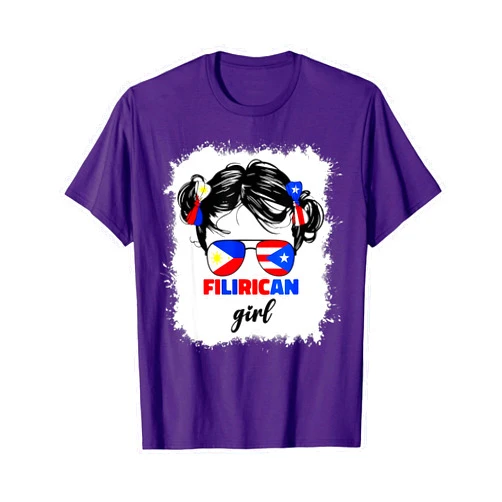 Half Puerto Rican Half Filipino Apparel Co. Filipino And Puerto Rican Rico Philippines Kids FiliRican T-Shirt