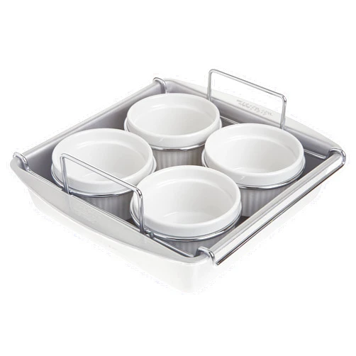 Chicago Metallic Professional Crème Brulee, 6 Piece Set, Stainless Steel