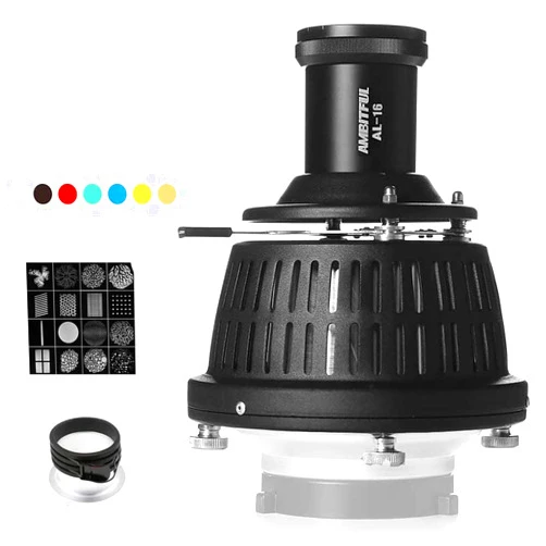 AMBITFUL AL-16 Optical Focalize Condenser Beam Light Cylinder Optical Focalize Art Photography Light Cylinder (Profoto Mount)