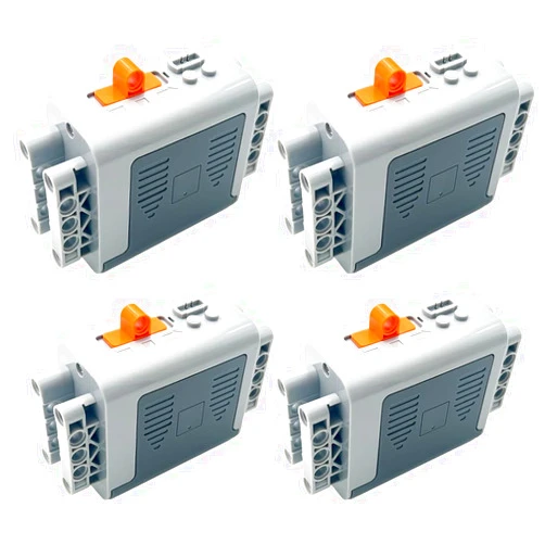 YUN.arbor Power Functions Battery-Box-8881 (4 PCS) Compatible with Lego Motor MOC Technic Parts