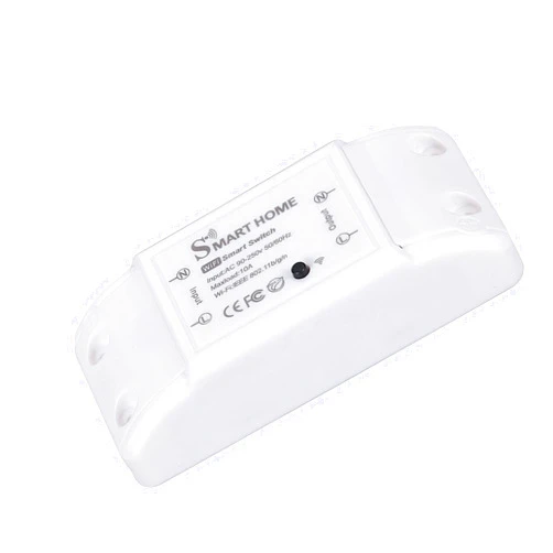 Eversecu WiFi Smart Light Switch 10A Mini DIY Breaker Module, Control by Smart Life/Tuya App, Compatible with Google Home/Alexa Echo