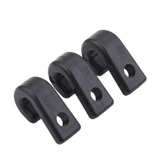 Keenso Kayak Bungee Hooks, 25 Pcs Nylon Pelican Bungee Cord Hooks Tie Down Hook Accessories for Kayak Canoe Cord Canoes Boats