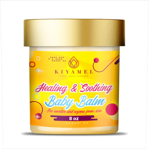 KIYAMEL Healing & Soothing Baby Balm for Sensitive and Eczema Prone Skin| Made with Mango & Shea Butter, Jojoba oil and Vitamin E which gives you a smooth skin and Hydrates & Nourishes Sensitive Skin