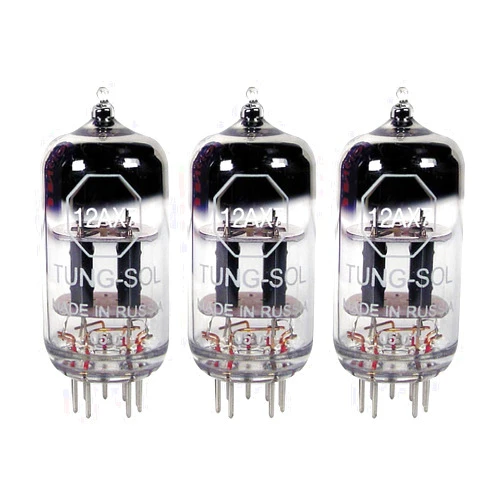 Tung-Sol New Gain Matched Trio (3) Tung-Sol Reissue 12AX7 ECC83 Tubes - Authorized Dealer