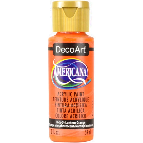 DecoArt DA229-3 Paint Acrylic Jack O Lantern Orange 2OZ, 2 Fl Oz (Pack of 1)