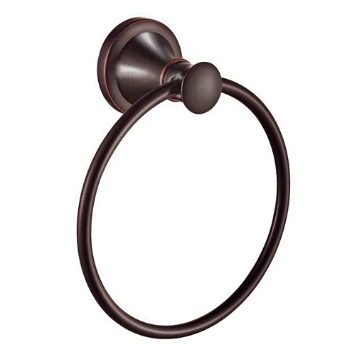 WOLIBEER Bronze Towel Ring, Oil Rubbed Hand Towel Holder Rustic Bathroom Towel Hanger SUS 304 Stainless Steel Towel Rack Wall Mounted