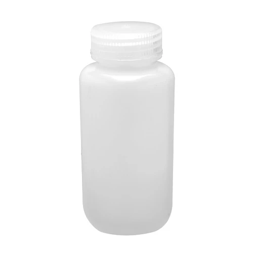 EISCO Reagent Bottle, 250mL - Wide Mouth with Screw Cap - HDPE Labs
