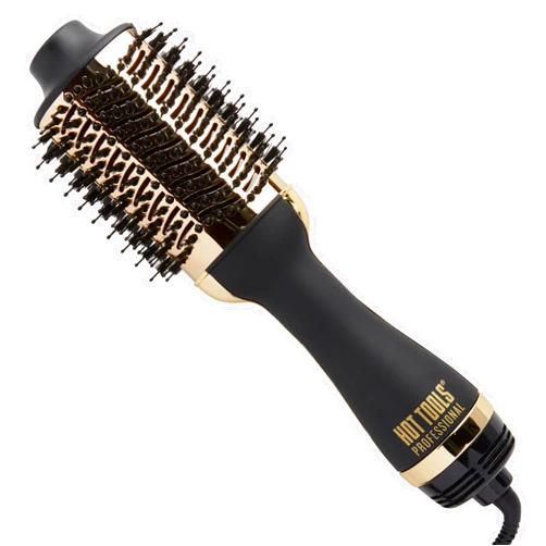 Hot Tools 24K Gold One-Step Hair Dryer and Volumizer | Style and Dry, Professional Blowout with Ease