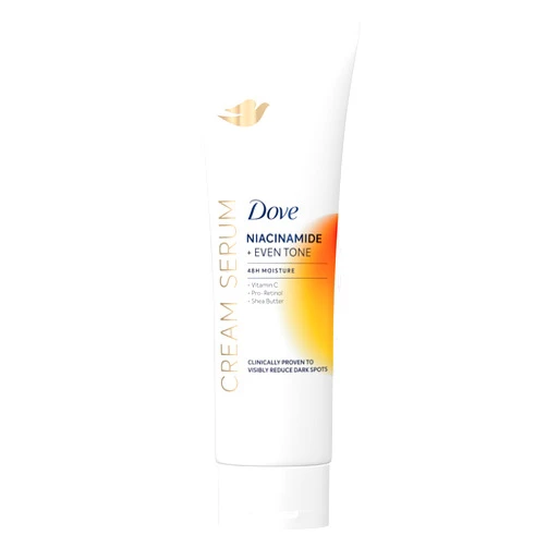 Dove Cream Serum Niacinamide + Even Tone for Dark Spots and Uneven Tone with Vitamin C, Pro-Retinol and Shea Butter, 8 oz