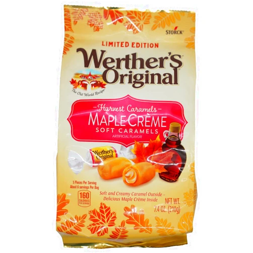 All City Candy Werther's Original Maple Creme Caramels 7.4 oz. Bag