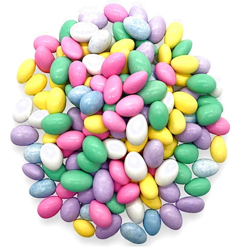 KLUB BULK Premium Jordan Almonds Bulk -1.5 lbs Pastel Chocolate Covered Almonds - Ideal Wedding Candy for Guests and Special Occasions, Perfect Snacking Option(24 oz)
