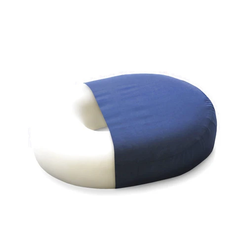 DMI Seat Cushion Donut Pillow and Chair Pillow for Tailbone Pain Relief, Hemorrhoids, Prostate, Pregnancy, Post Natal, Pressure Relief and Surgery, 16 x 13 x 3, Navy