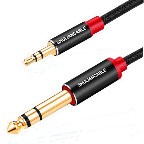 SHULIANCABLE 3.5mm to 6.35mm Stereo Audio Cable, 6.35 1/4