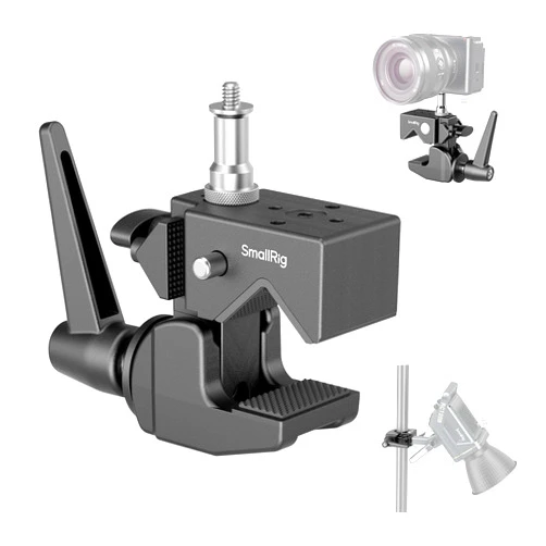 SmallRig Super Clamp Kit, Heavy Duty Max Load 33lb /15kg, with a 1/4