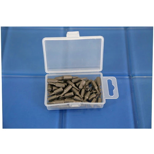 TEMO 50 pc T10 Torx 6 Point Impact Ready 1 Inch Long Screwdriver Insert Bits Hex Shank with Quick Release Slot
