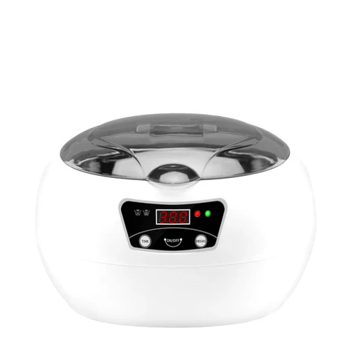 AIPOI Ultrasonic Jewelry Cleaner 600ML, Ultrasonic Cleaning Machine with Timer and Degas, 43KHz Ultrasound Bath for Cleaning Jewelry, Ring, Necklace, Silver, Eyeglass, Watch Chains, Denture, Coins