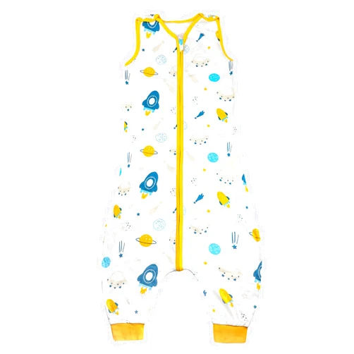MOEMOE BABY Sleep Sack with Feet, Baby Sleeping Bag Sleeveless, Wearable Blanket Baby with Legs, Cotton Toddler Sleep Sack, 12Months - 7T