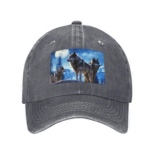 KLLTYHMU Retro Washed Cotton Baseball Cap Adjustable Vintage Trucker Hat Denim Adult Dad Hats Swolfs Napback Caps