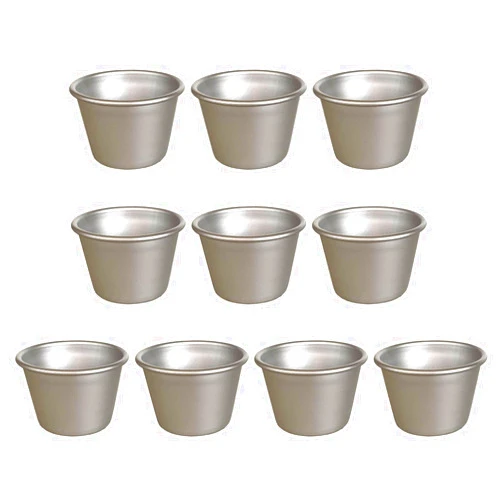 Lagriol Set Of 10 Nonstick Moulds For Eggs Tart And Bakings Cup Convenient Cookie Aluminums Darioles Molds
