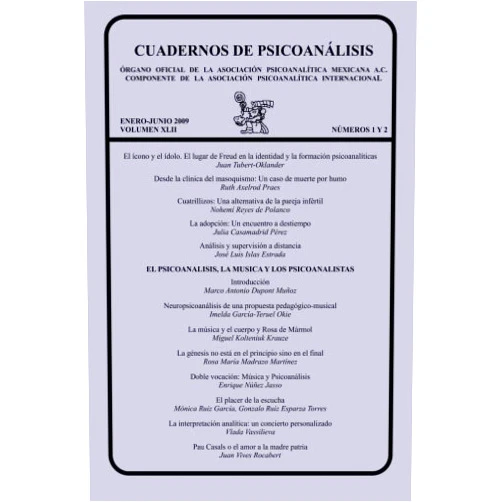 Julia Casamadrid Pérez,Rosa María Madrazo Martínez,Enrique Núñez Jasso,Mónica Ruiz García,Gonzalo Ruiz Esparza Torres,Vlada Vassilieva,Juan Vives Rocabert,Juan Tubert-Oklander,Ruth Axelrod Praes,Nohemí Reyes de Polanco CUADERNOS DE PSICOANÁLISIS, Volumen XLII, nums. 1-2, enero-junio de 2009 (Spanish Edition)