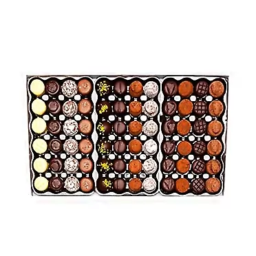 Teuscher Chocolates of Switzerland The Grand Lux 72pc Assorted by Teuscher Chocolates