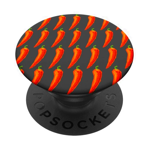 Hot Pepper Apparel Chili Pepper Gift for Spicy Food Lover and Chiliheads PopSockets PopGrip: Swappable Grip for Phones & Tablets