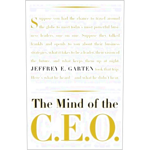 Jeffrey Garten The Mind Of The Ceo: The World's Business Leaders Talk About Leadership, Responsibility The Future Of The Corporation, And What Keeps Them Up At Night