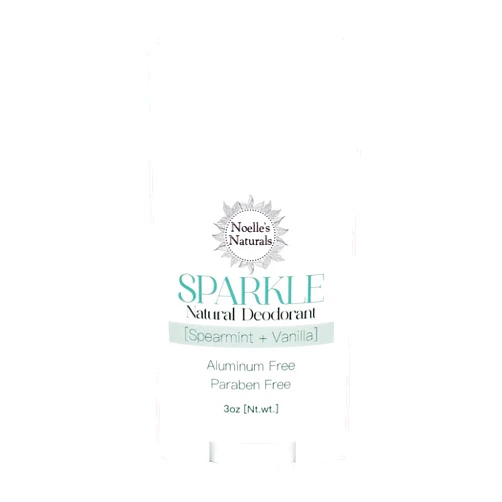 Noelle's Naturals Organic Deodorant - Spearmint + Vanilla - Aluminum Free, Paraben Free, non-GMO, non-toxic, organic ingredients, Actually WORKS!