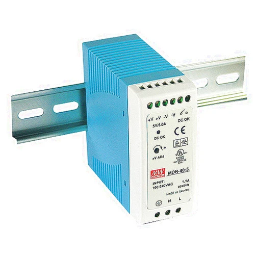 MeanWell MEAN WELL MDR-40-5 AC to DC DIN-Rail Power Supply 5V 6 Amp 30W
