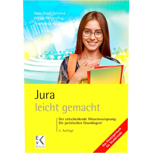German Edition by Peter-Helge Hauptmann (Author), Hans-Dieter Schwind (Editor), Helwig Hassenpflug (Editor) & 0 more Format: Kindle Edition Jura – leicht gemacht.: Der entscheidende Wissensvorsprung: Die juristischen Grundlagen! (GELBE SERIE – leicht gemacht) (German Edition)