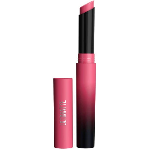 Maybelline Color Sensational Ultimatte Matte Lipstick, Non-Drying, Intense Color Pigment, More Mauve, Purple Mauve Pink, 1 Count