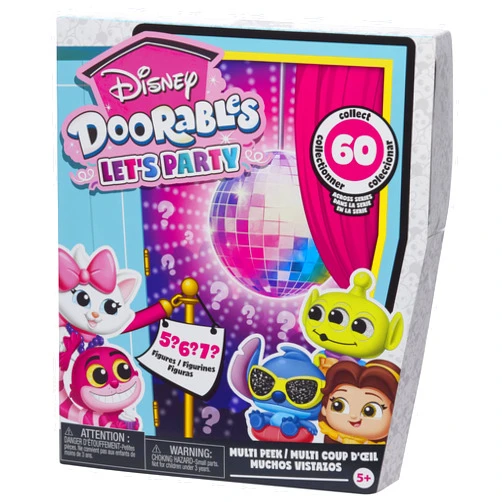 Disney Doorables Let’s Party Multi-Peek Series 14, Collectible 1.5 Inch Toy, Easter Basket Fillers, Gifts, Presents, Boys and Girls Toy Ages 5 and Up