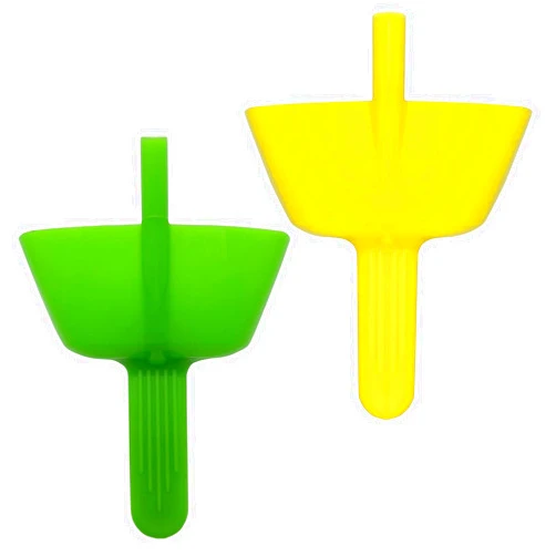 LIFEMAGIC Drip Free Popsicle Holder,Set of 2 Mess Free Frozen Treats Holder，Reusable Popcical Holder with Straw Popsicle Holder for Kids（Yellow&Green）