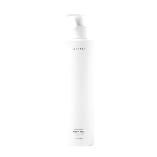 NuFACE Aqua Gel Activator - Microcurrent Conductive Gel & Activator Powered by IonPlex & Hyaluronic Acid to Enhance Results of NuFACE Microcurrent Facial Device - Improves Skin Radiance (10 oz)