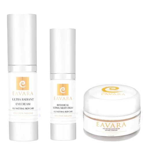Eavara Organic Retinol Night Cream, Anti Aging Eye Cream, and Daily Moisturizer Cream