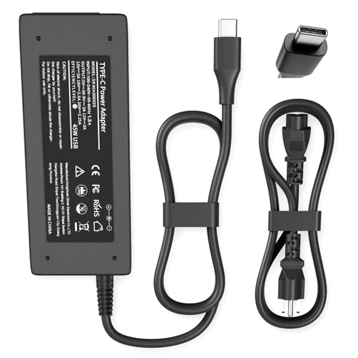 INEXEWOC USB C Laptop Charger 45W Compatible with hp chromebook/Spectre X360, Lenovo ThinkPad/Yoga, Dell Chromebook/Latitude, Acer, Asus, Samsung, Google Series Universal Chromebook Type C Power Cord