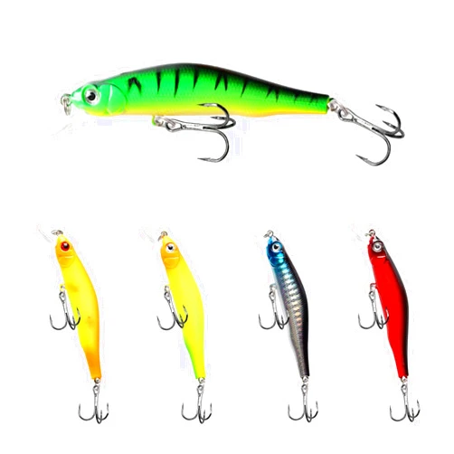 Thekuai Lure Set with 5 Fishing Lures Including Hard Baits and Fishing box