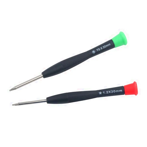 FIXFANS Precision T5 Torx Star Screwdriver and 5-Point 1.2mm P5 Pentalobe Screwdriver Set for Retina MacBook Pro and Air Repair Tool Kit
