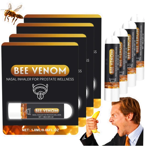 TARLYRANO Beeboom Nasal Inhaler for Prostate Wellness, Beeboom Nasal Inhaler Stick,Beeboom Nasal Inhaler, Prostate Spray, Nasal Spray for Men (4pcs)