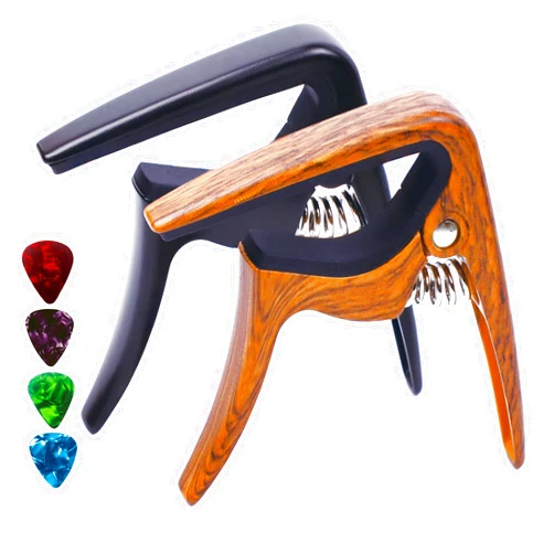 Junlego Ukulele Capo, Capo For Ukulele 2 Pack Ukulele Capo Rosewood Ukulele Capo