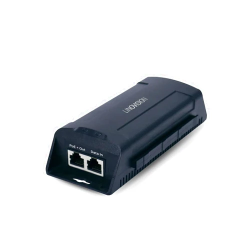 LINOVISION 2.5G BT90W PoE Injector, 1000Mbps/2.5G Super High Speed Transmission, Compatible to Standard IEEE802.3af/at/bt PD, POE++ Injector for High Power Consumption PTZ Camera, VoIP Phone